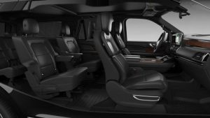 Lincoln Navigator Black SUV Luxury 7 Passengers Interior